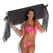 Liberator Ravish Pillow Black, jastuk za bondage sa satenskim trakama, 91.5 cm