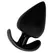 Addicted Toys Plug 5.5 cm - Ergonomic TPR Intimate Accessory, Black