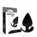 Addicted Toys Plug 5.5 cm - Ergonomic TPR Intimate Accessory, Black