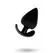 Addicted Toys Plug 5.5 cm - Ergonomic TPR Intimate Accessory, Black