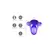 Maia Toys Casey Rechargeable Vibrating Support Ring Transparent TPE