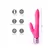 Maia Victoria Silicone Dual Motor Intimate Device, USB Rechargeable, Pink