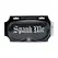 Spank Me Printed Satin Mask Black - Elegant Sensory Play Eye Cover