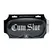 Ouch! Satin Eye Mask Black - Soft Printed Blindfold Adjustable Strap