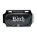 Bijoux Indiscrets Printed Satin Mask Black - Elegant Blindfold Accessory