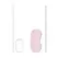 LoversPremium Satin Mask Powder Pink - Soft Adjustable Blindfold