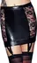 Lorena Wetlook & Lace Garter Skirt L - Elegant Black Lingerie Design