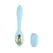 Maia Harmony Dual Silicone Vibrator Teal Rechargeable Waterproof