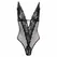 Christine Body Dewi Open Crotch Black elegantan čipkani bodi sa podesivim bretelama u veličini L/XL