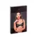 Noir Handmade Wetlook Bra L - Adjustable Handmade Pleated Design