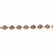 Otazu Belly Chain Crystal Amethyst elegantan podesivi lančić za struk univerzalna veličina