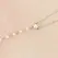 Otazu Pearl Anklet Cream elegantni podesivi lančić sa biserima univerzalna veličina