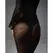 Obsessive Patrise Yours Tights Black, poluprovidni moderni dizajn S/M