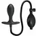 Pretty Love BI-040096Q silikonski analni sistem na naduvavanje, crni
