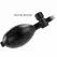 Pretty Love BI-040096Q silikonski analni sistem na naduvavanje, crni