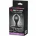 Pretty Love BI-040096Q silikonski analni sistem na naduvavanje, crni