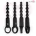 Moressa Ronie Black Remote-Controlled Anal Bead System - Silicone, 7 Modes