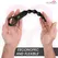 Moressa Ronie Black Remote-Controlled Anal Bead System - Silicone, 7 Modes
