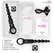 Moressa Ronie Black Remote-Controlled Anal Bead System - Silicone, 7 Modes