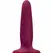 Fun Factory RYDE Double Model Wine Red, silikonski dildo kompatibilan sa harnessom, 22 cm