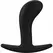Fun Factory Bootie M Black - Flexible Silicone Medium Comfort Plug