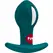 FUN FACTORY B BALL UNO Green - Weighted Anal Plug, Ergonomic, Waterproof