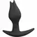 FUN FACTORY Bootie Fem Intimate Silicone Plug Black 8.5cm Ergonomic Base