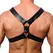 Red Leather kožni harness S/M crni podesivi sistem kaiševa od goveđe kože