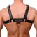 Red Leather kožni harness L/XL sa podesivim crnim kaiševima od goveđe kože