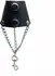 Red Leather Parachute Black podesivi model sa metalnim lancima
