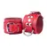 Red Leather premium kožne lisice crvene, podesive od 21 do 32 cm, širine 6 cm