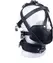 Red Leather Full Head Mask Black Adjustable Straps European Made