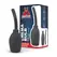 Klistir pumpica Enema Bulb 310 ml crna, aparat za intimnu higijenu sa zakrivljenim vrhom