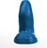 Buri XL Blue Curved Model PVC Intimate Machine with Suction Base 27cm