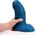 Buri XL Blue Curved Model PVC Intimate Machine with Suction Base 27cm