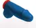 Dagr M plavi anatomski silikonski dildo od 19.5 cm sa vakuumskom bazom