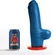 Fuck and Fist Tyr XL plavi anatomski model sa vakuum postoljem 28 cm