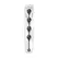Levelz Silicone Waterdrop XXL 60mm Black fleksibilne analne kuglice za trening