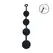 Levelz Silicone XXL sistem okruglih kuglica 60mm crni za napredni nivo