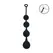 Levelz Silicone XL Waterdrop Beads 50mm Black, anatomski dizajn