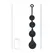 Levelz Silicone XL Waterdrop Beads 50mm Black, anatomski dizajn