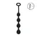 LEVELZ Waterdrop silikonske intimne kuglice S 20mm crne fleksibilnog dizajna