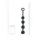 LEVELZ silikonske intimne kuglice M 30mm crne, ergonomski dizajn