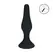 LEVELZ Slim Silicone Plug L Black sa precizno suženim dizajnom