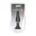 LEVELZ Slim Silicone Plug L Black sa precizno suženim dizajnom
