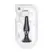 LEVELZ Slim Silicone Plug L Black sa precizno suženim dizajnom