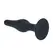 LEVELZ Slim Silicone Plug L Black sa precizno suženim dizajnom