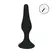 LEVELZ Slim Silicone Plug M Black: precizno sužen dizajn za maksimalno uživanje