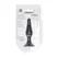 LEVELZ Slim Silicone Plug M Black: precizno sužen dizajn za maksimalno uživanje