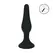 LEVELZ Slim Silicone Plug S Black - Compact Flexible Model